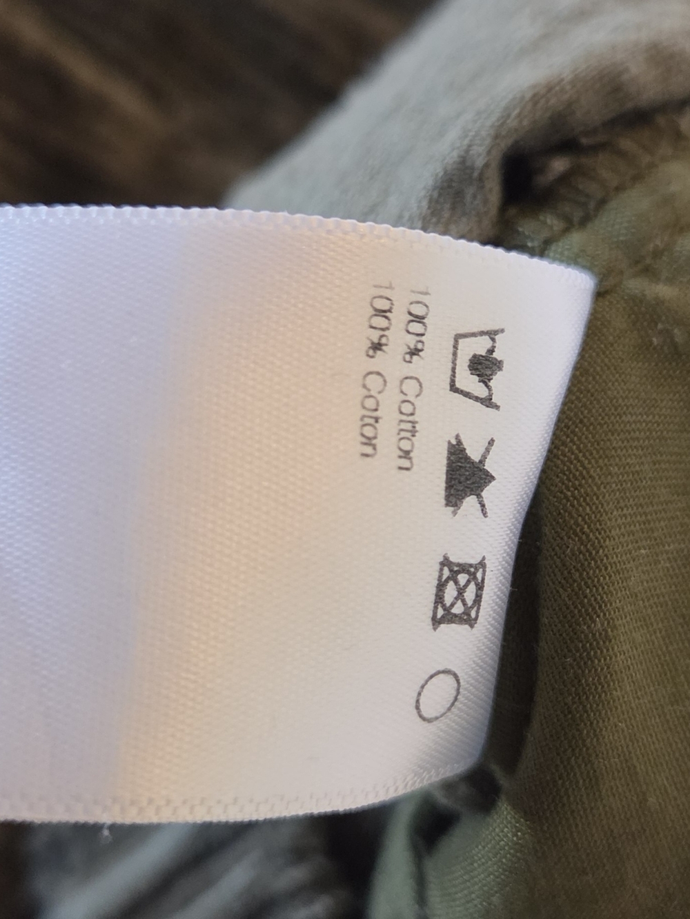 Naif Corduroy Pants in Olive Green - Picture 6 of 7